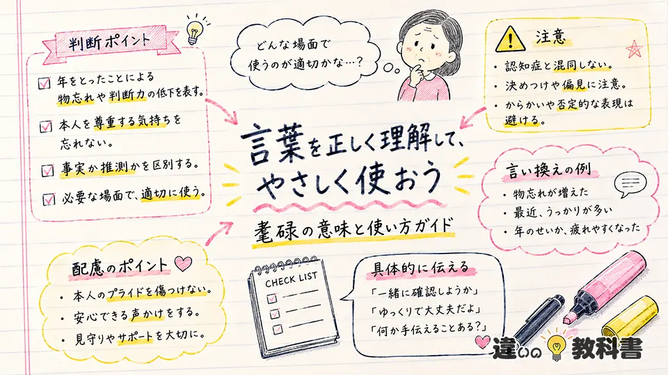 耄碌の意味から見る使い方と例文