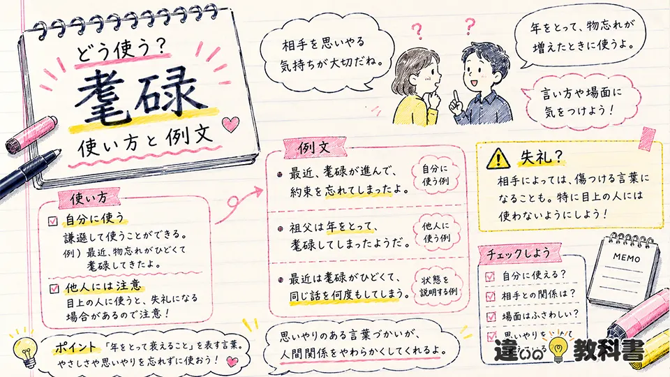 耄碌の意味を正しく使うための判断ポイント