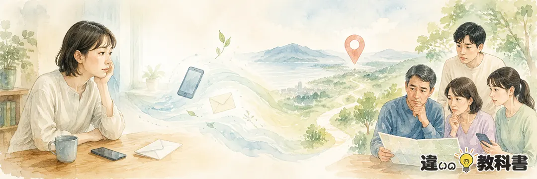 音沙汰と消息の違い