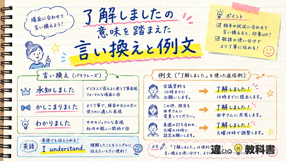 了解しましたの意味とビジネスでの使い方
