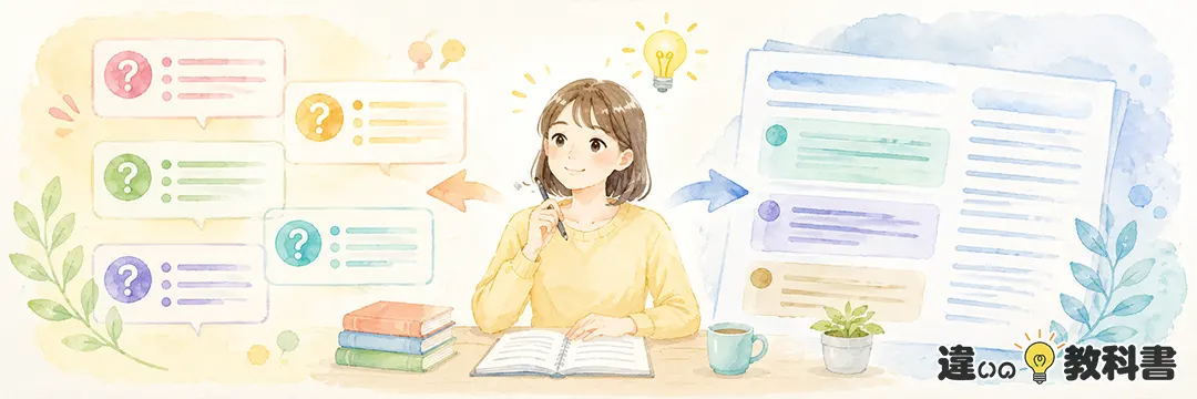 まとめ:設問と問題文の違いと意味・使い方の例文