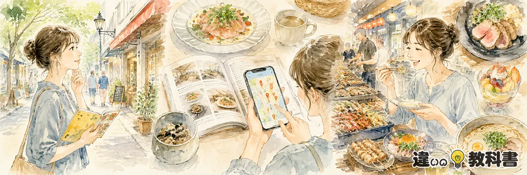 グルメの正しい使い方を解説