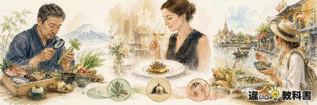 まとめ：食通・美食家・グルメの違いと意味・使い方・例文