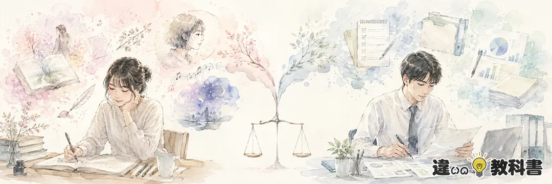創作すると作成するの違い