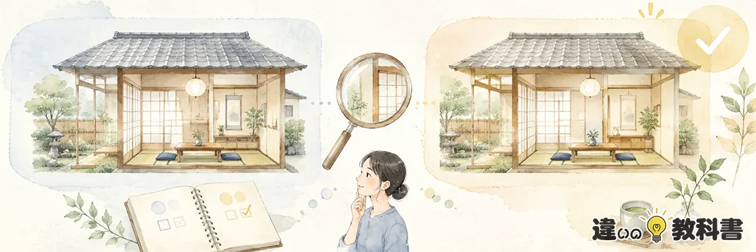 住いと住まいの違いをまず結論から解説