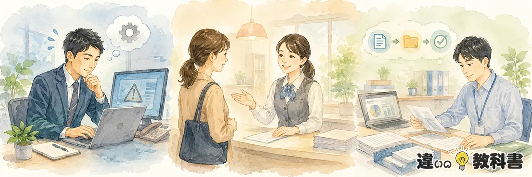 対処・対応・処理の違い