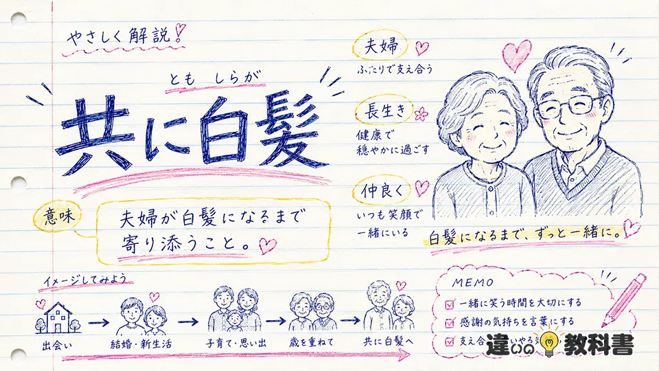共白髪の意味をやさしく解説