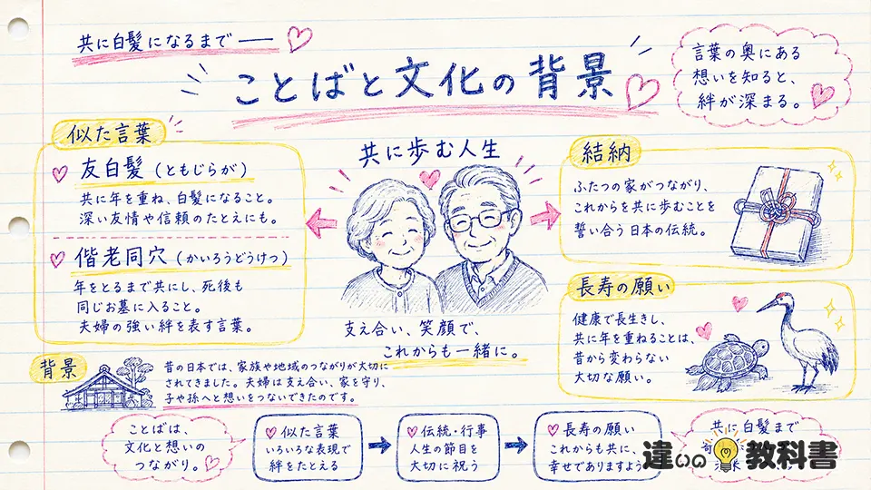 共白髪の意味に近い言葉と背景