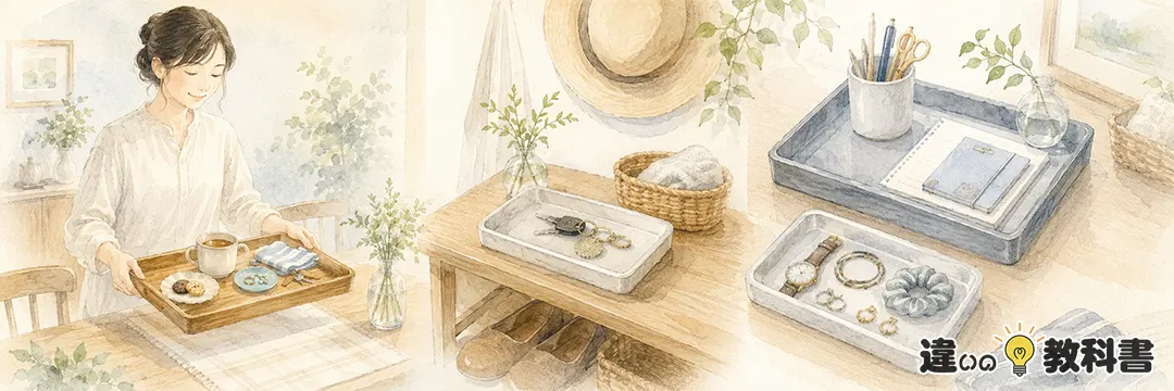 トレーの正しい使い方を詳しく