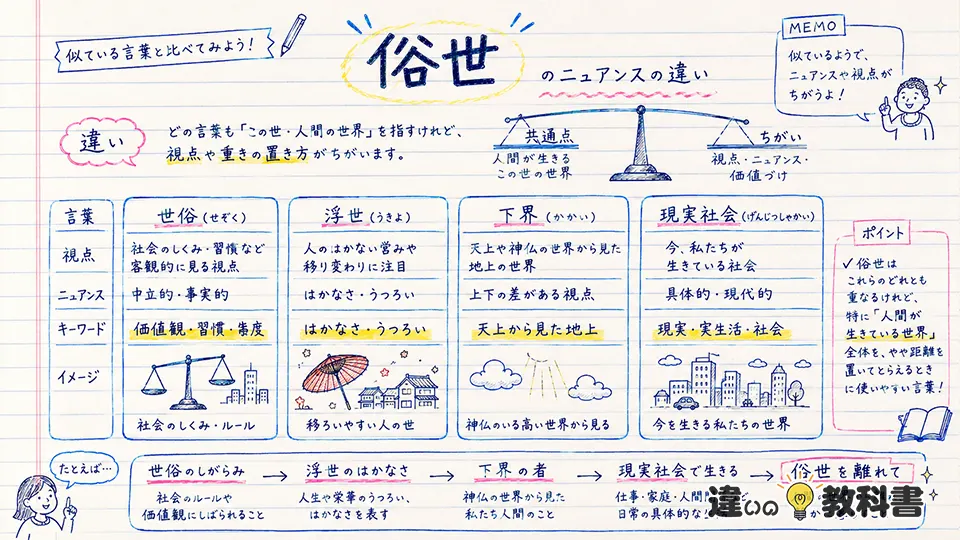 俗世の意味をまず結論からわかりやすく整理