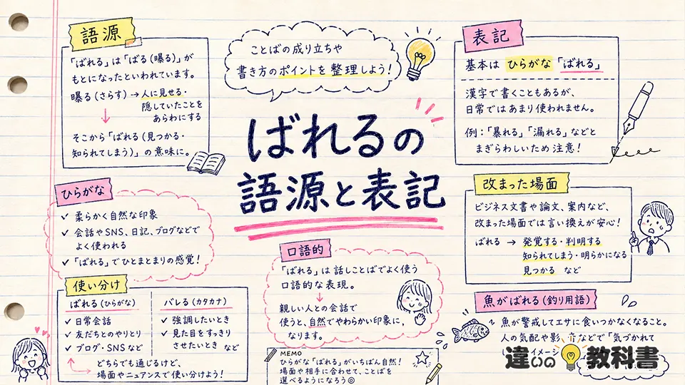 ばれるの意味を深める語源と表記の注意点