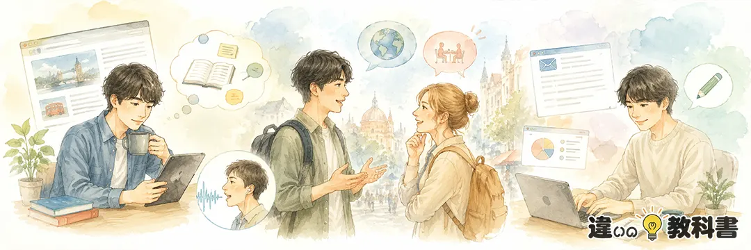 英語の正しい使い方を例文で身につける
