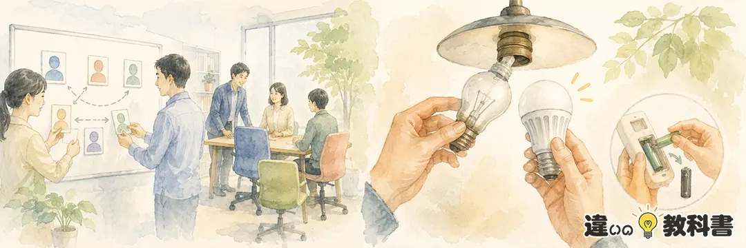 入替と取替の違いを最初に整理