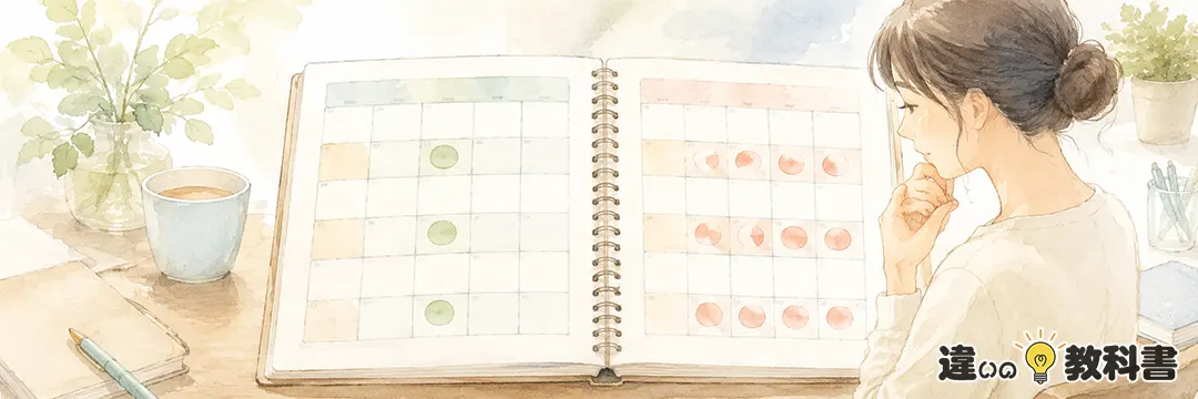 隔週と毎週の違いを最初に整理