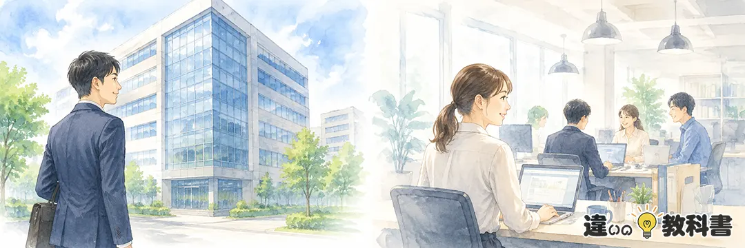 勤務先と職場の違いをまず結論から整理