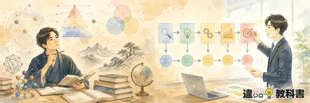 理論的と論理的の違いをまず結論から整理