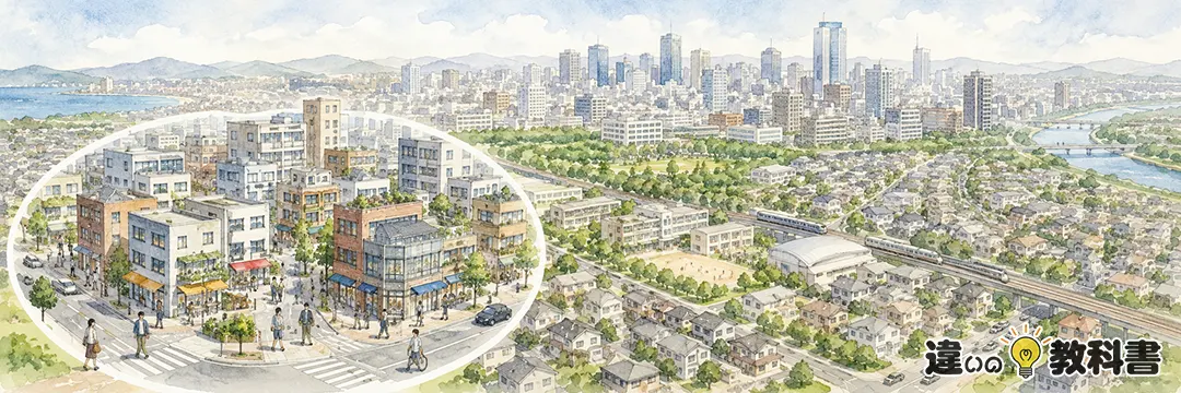 市街地と都市の違いを最初に整理
