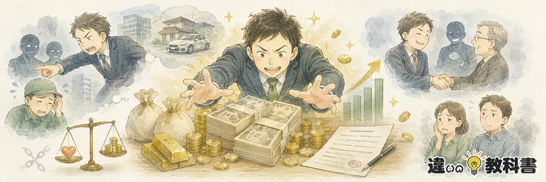 銭ゲバとは？意味・語源・使われる場面