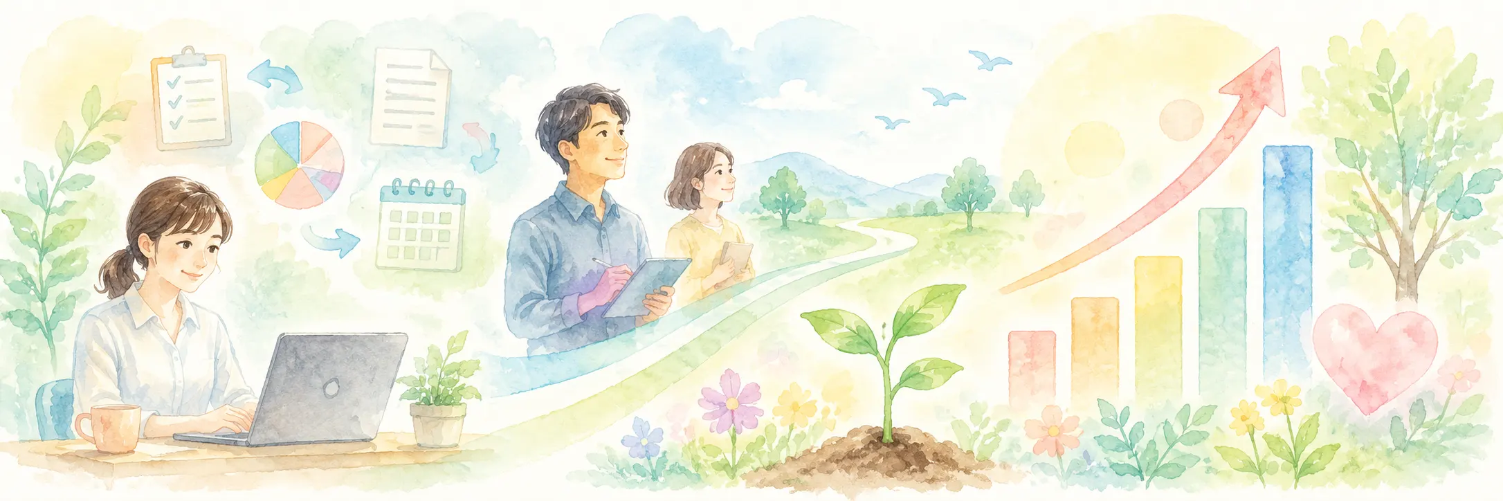 「着々と」と「順調に」の違いをまず整理