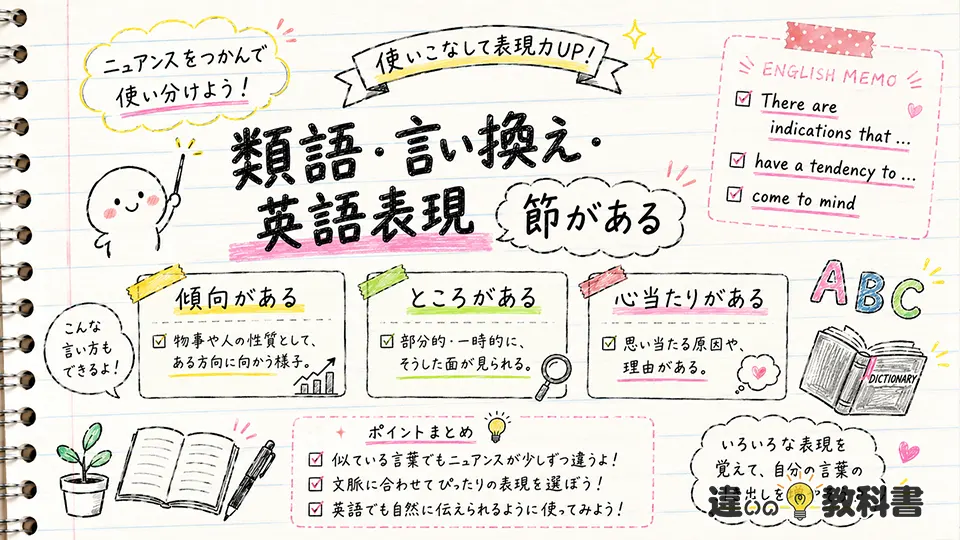 節があるの意味と「思い当たる節がある」の違い