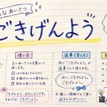 「ごきげんよう」の意味や使い方【図解Note】