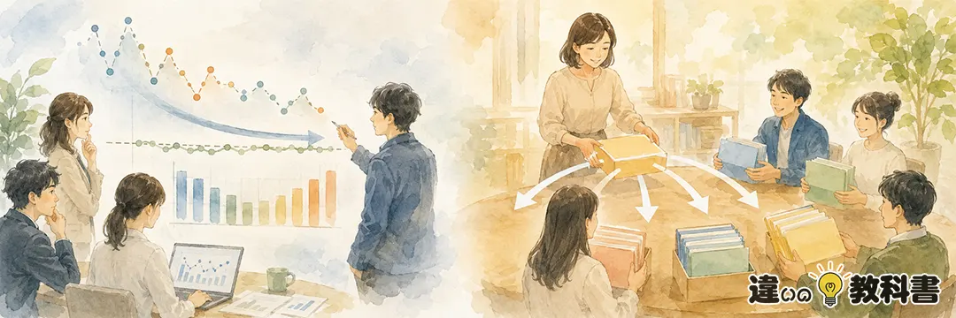 平均化と均等化の違いを最初に整理