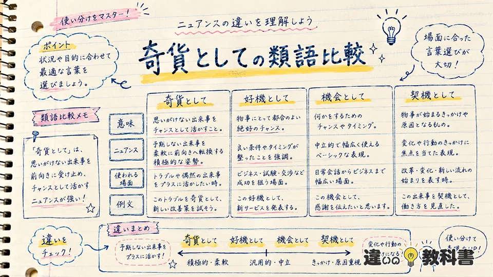 奇貨としての意味を類語・言い換えと比較