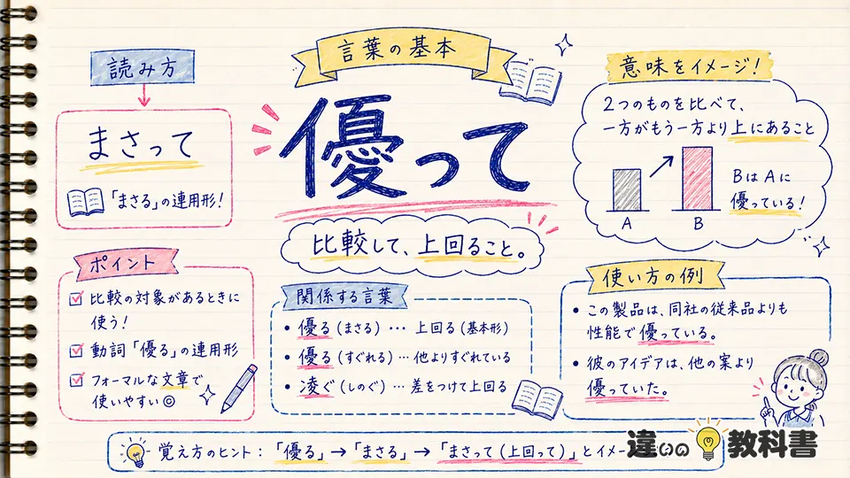 優っての意味と読み方をわかりやすく解説