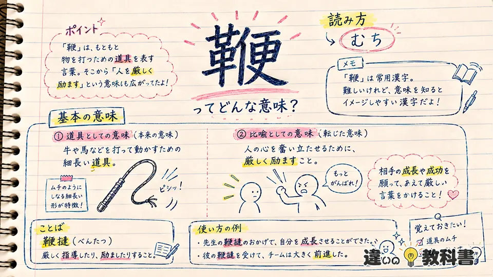 鞭の意味をわかりやすく解説
