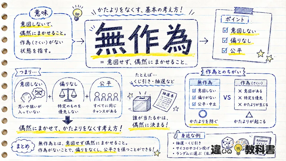 無作為の意味をわかりやすく整理