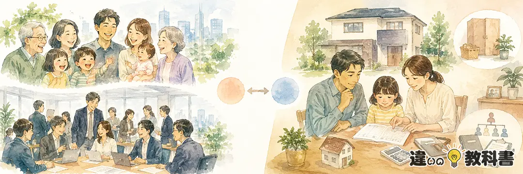 大所帯と大世帯の違いを最初に整理