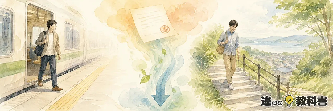 降りると下りるの違いを最初に整理