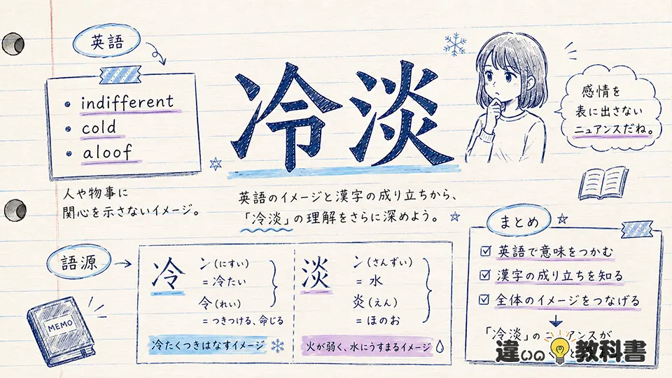 冷淡の意味を深く理解する：英語表現・語源・まとめ