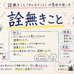 詮無きこと（せんなきこと）の意味や使い方【図解Note】