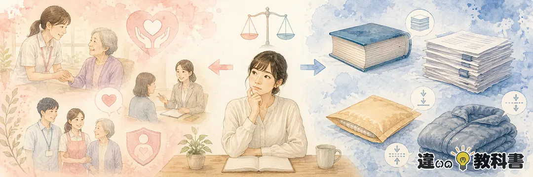 手厚いと分厚いの違いをまず結論から整理