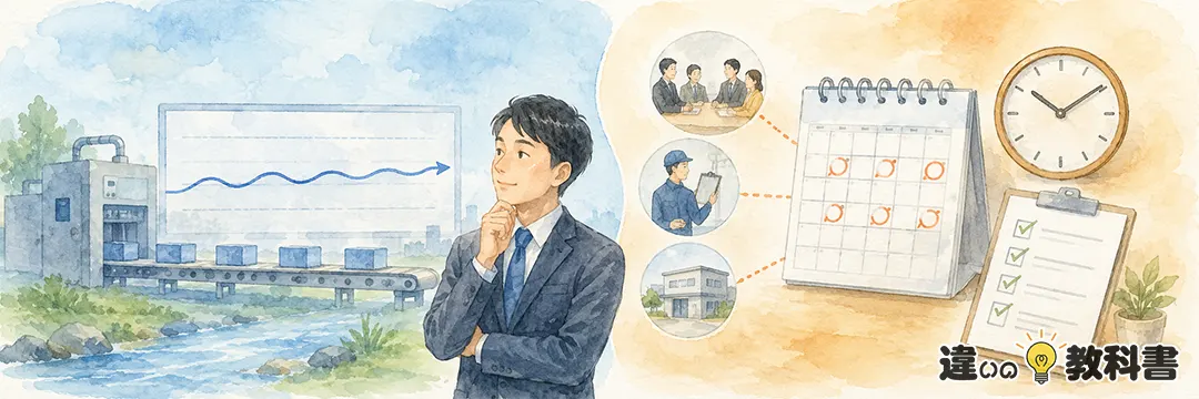 定常的と定期的の違いを最初に整理