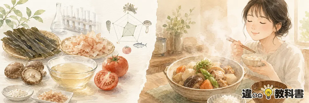 うま味と旨みの違いを最初に整理