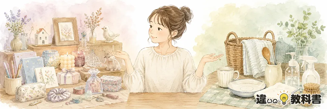雑貨と生活雑貨の違いを最初に整理