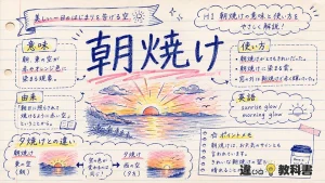 朝焼け（あさやけ）の意味や使い方【図解Note】