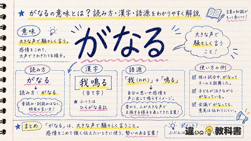 がなるの意味とは？読み方・漢字・語源をわかりやすく解説