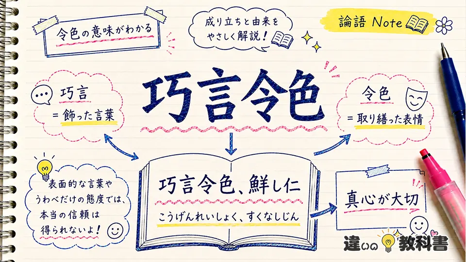 令色の意味がわかる巧言令色と論語の由来