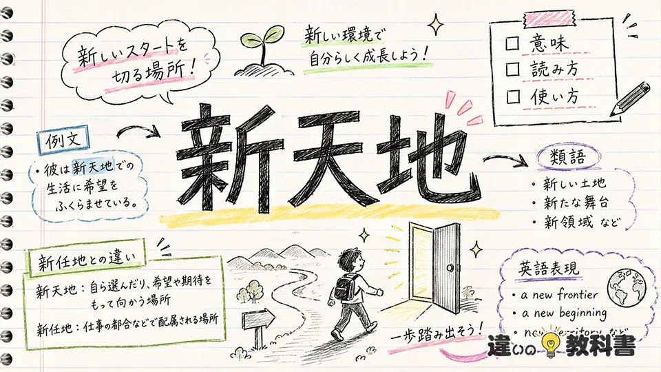 新天地（しんてんち）の意味や使い方