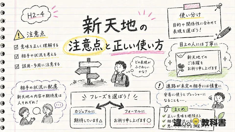 新天地の意味を踏まえて知りたい注意点と正しい使い分け