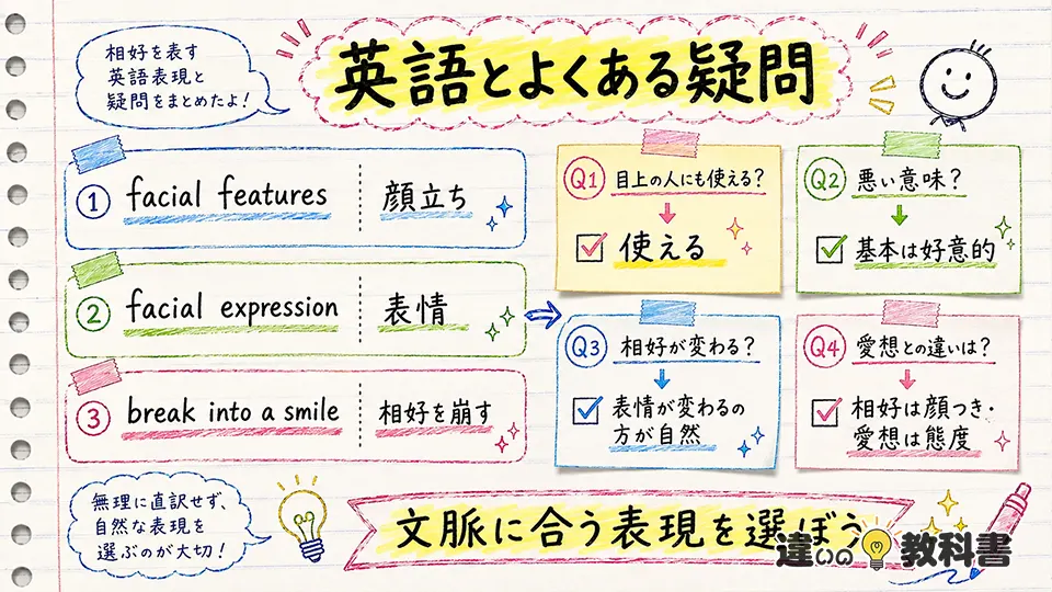 相好の意味を正しく伝える英語表現とよくある疑問