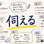 伺える（うかがえる）の意味や使い方【図解Note】