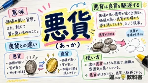 悪貨（あっか）の意味や使い方【図解Note】