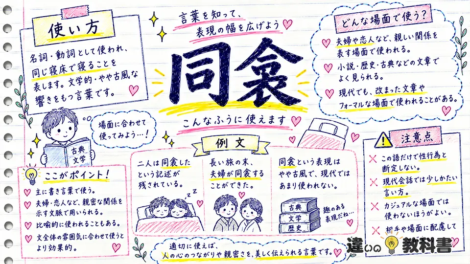 同衾の意味で迷いやすい疑問とまとめ