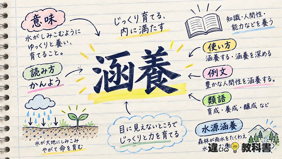 涵養（かんよう）の意味や使い方【図解Note】