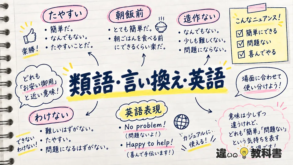 お安い御用の意味を踏まえた正しい使い方と例文