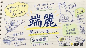 端麗（たんれい）の意味や使い方【図解Note】